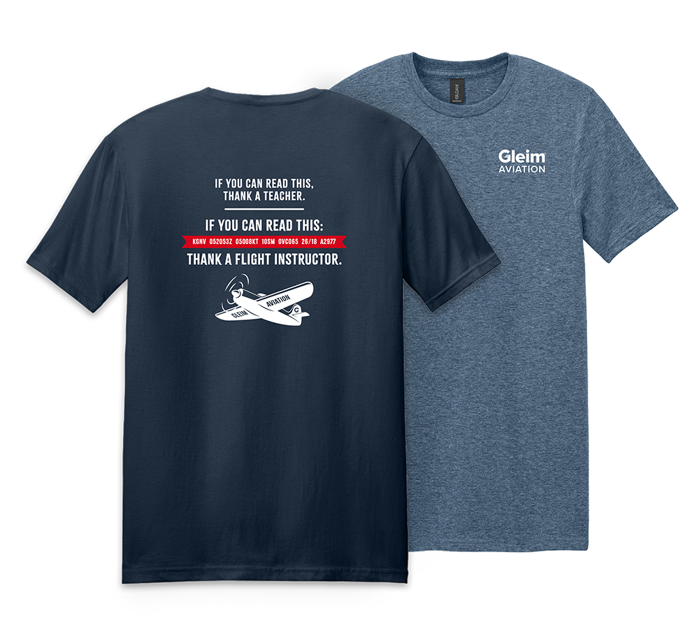 Gleim Thank a CFI T-Shirt – Free Shipping!