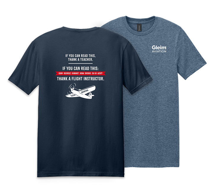 Gleim Thank a CFI T-Shirt – Free Shipping!