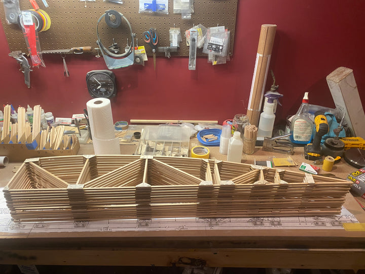 Mini-Max 1030R Ultralight Aircraft Project – Varnished, On Wheels