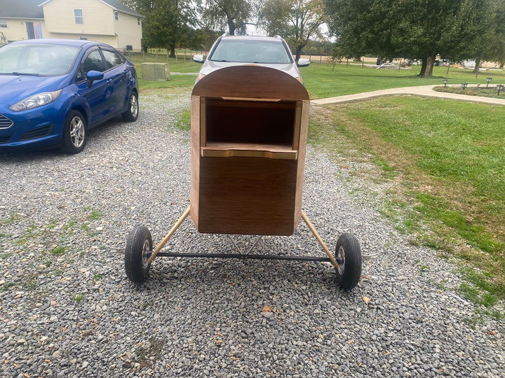 Mini-Max 1030R Ultralight Aircraft Project – Varnished, On Wheels