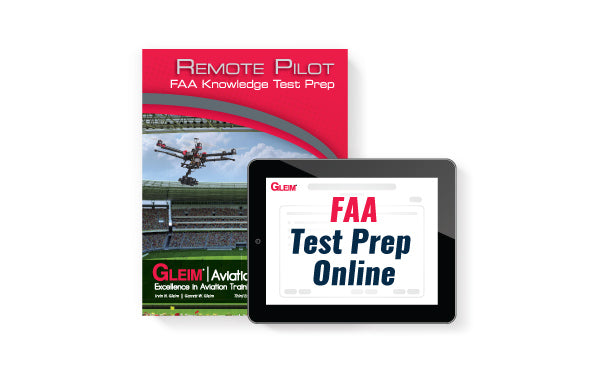 Gleim Remote Pilot FAA Knowledge Test Prep Online &amp; Book