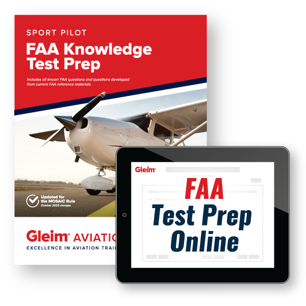 Gleim Sport Pilot Knowledge Test Prep Online &amp; Book